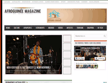 Tablet Screenshot of afroguinee.com